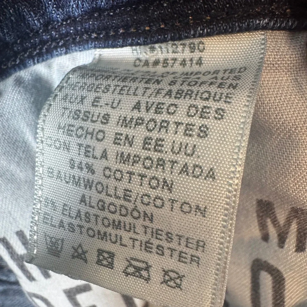 True Religion Geno Relaxed Slim Jeans Mens 30 Medium Wash Distressed Made in USA